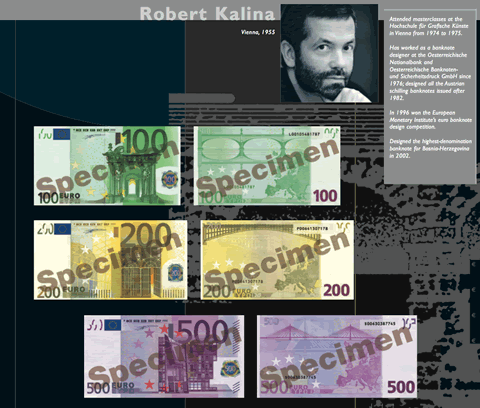 DiseÃ±o de billetes de Robert Kalina